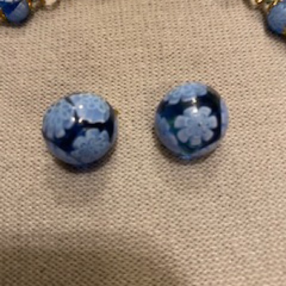 Murano Glass Millefiori Venetian Bead Necklace - Picture 2 of 6